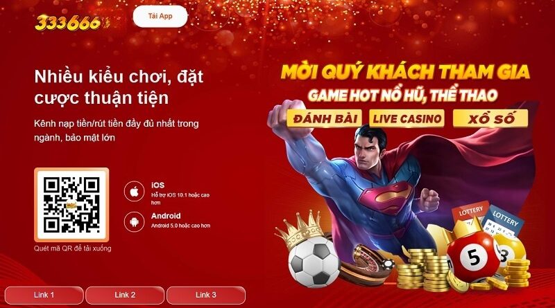 Tải 333666 app – Trải nghiệm cá cược trong lòng bàn tay