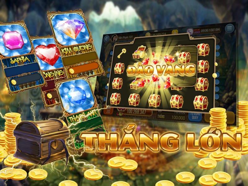  Màn hình hiển thị jackpot nổ hũ, mang lại phần thưởng khổng lồ.